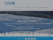 Tablet Screenshot of mountain-planet.com